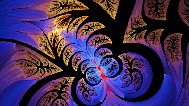 istock Colorful abstract fractal illustration 817583370