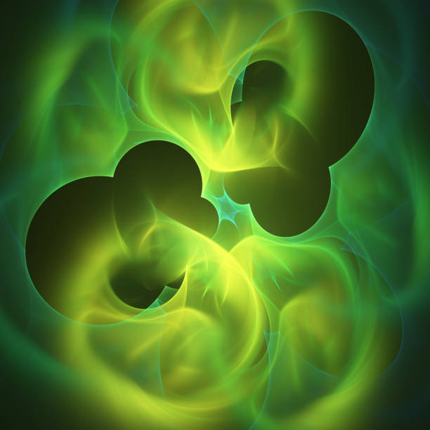 Colorful abstract fractal illustration for creative design