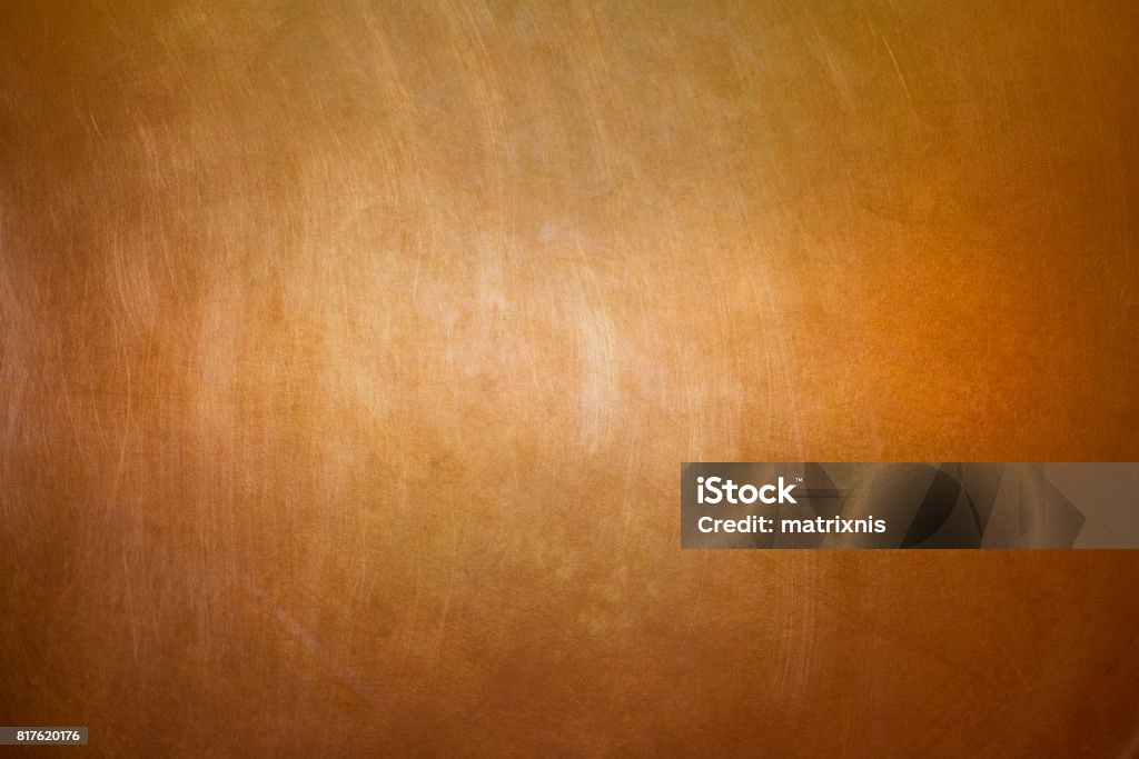 Abstract brass metal plate background Copper Stock Photo