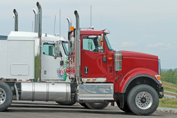 istock Semi Tractor Trailer Truck Cabs 817646896