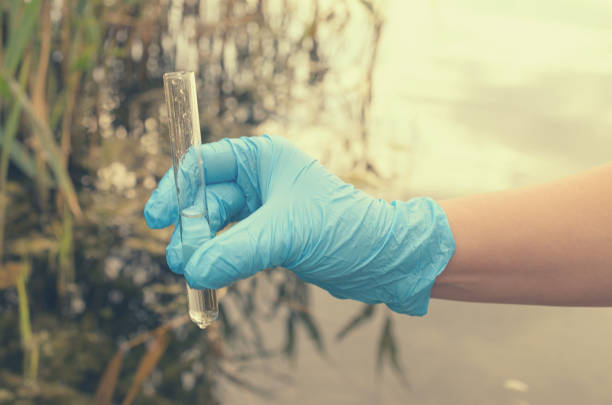 istock Taking a water test for analysis from a reservoir. 817648234