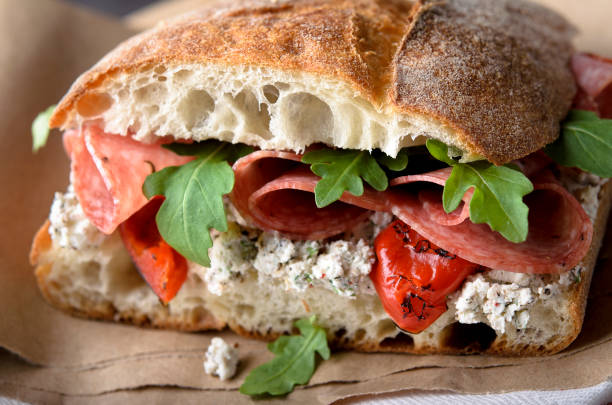 istock Artisan Salami Sandwich 817677852