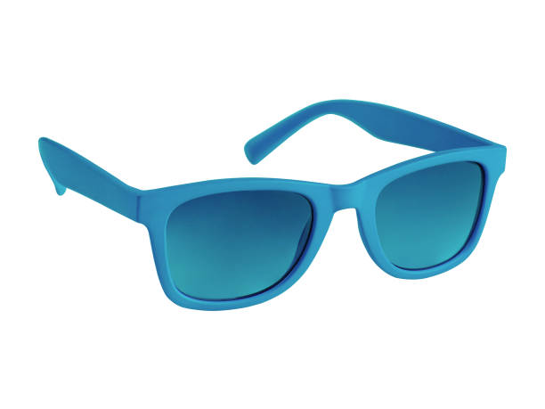 istock Navy blue sunglasses isolated on white 817690488