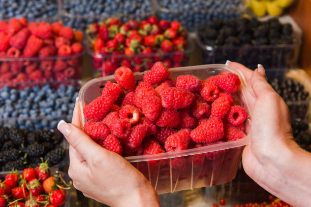 istock Buying berries in the local market 817711040