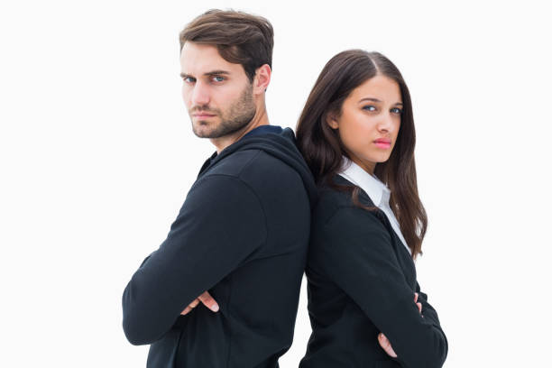 istock Unhappy couple not speaking to each other 817711084