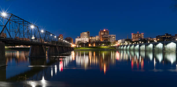 istock Harrisburg, Pennsylvania Night Skyline 817712262