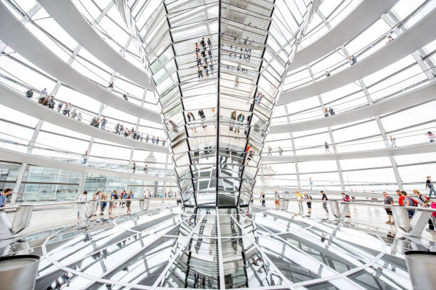 interior de builsing do reichstag - reichstag - fotografias e filmes do acervo