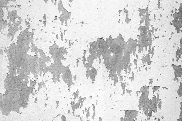 гранж бетонная стена фон - peeling paint abandoned old стоковые фото и изображения