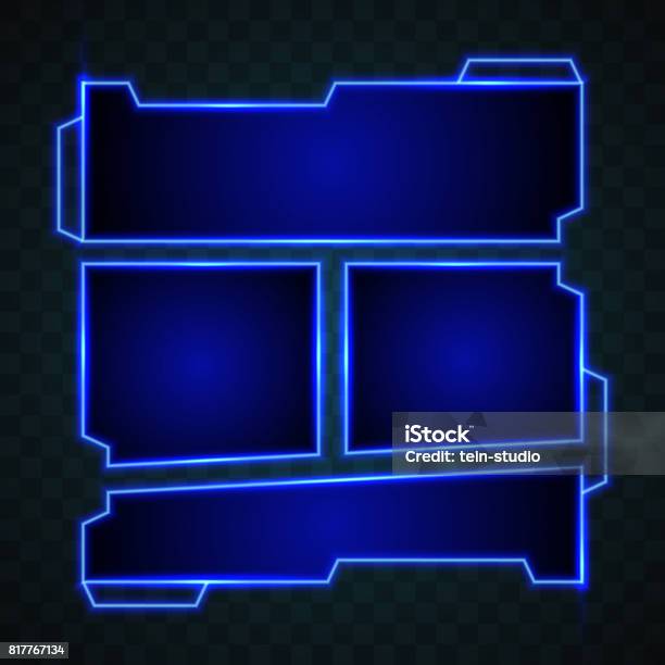 Ict Boder Design Technology Border Design Stock Illustration - Download Image Now ...