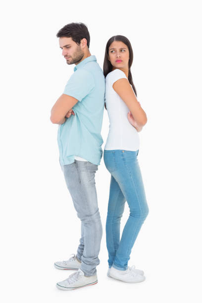 istock Unhappy couple not speaking to each other 817861582