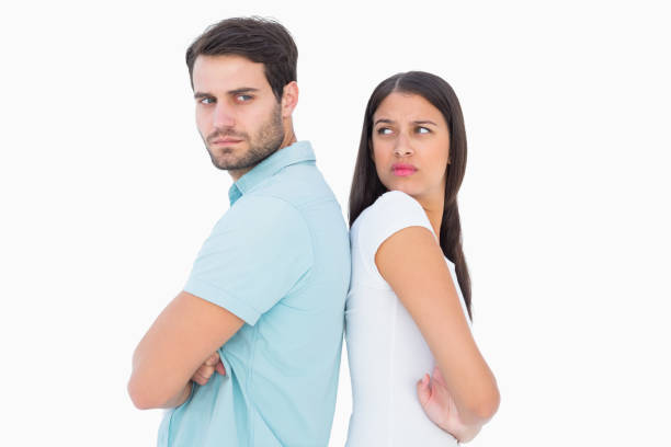 istock Unhappy couple not speaking to each other 817861694