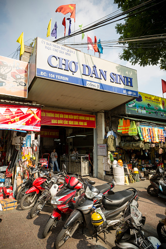 Ho Chi Minh City: Dan Sinh Market (Cho Dan Sinh) also known as the War Surplus Marketor the American market is a market in Ho Chi Minh City, Vietnam and is known for Vietnam War surplus militaria and memorabilia.