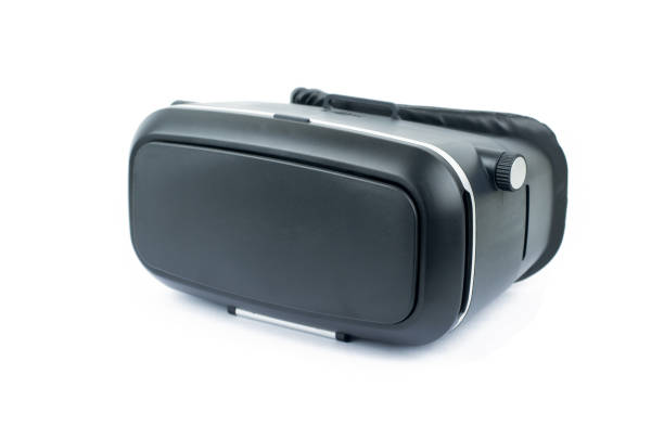istock VR virtual reality glasses isolated on white background. 817886402