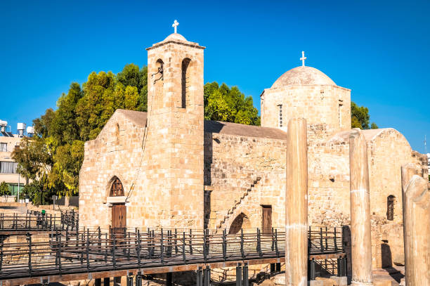 istock Panagia Chrysopolitissa Basilica. Paphos, Cyprus 817888022