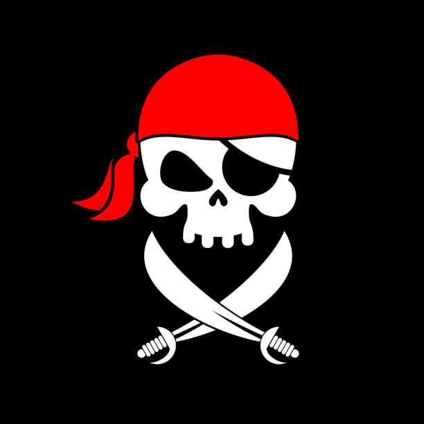 Drapeau pirate Stock Vector