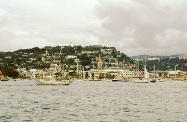 istock Sailing Vessels And Coastal Town 817930456