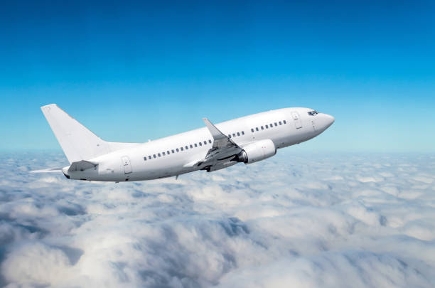 istock The airplane climbs hight flight cloud sky 817979024