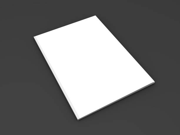 istock Blank magazine mockup on gray. 3D rendering 817986860