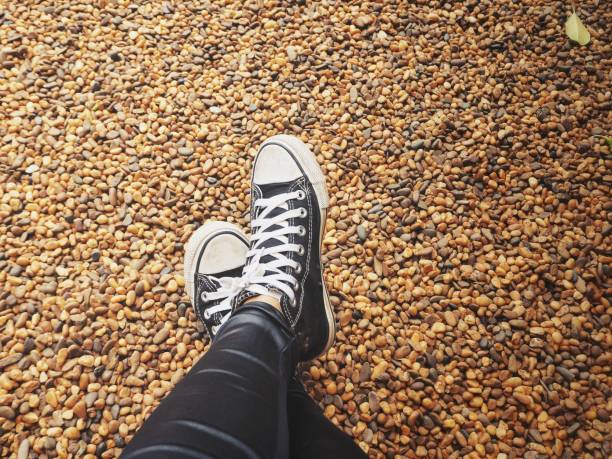 istock Selfie of sneakers 818000702