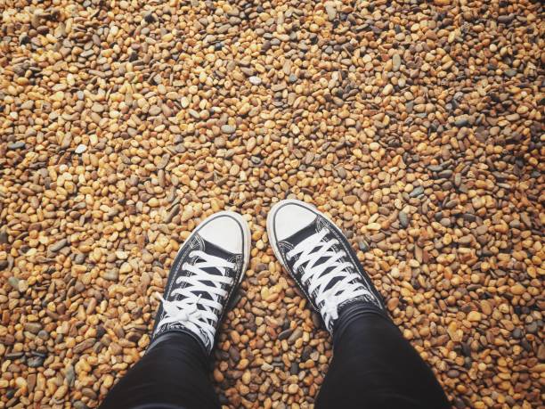 istock Selfie of sneakers 818005570