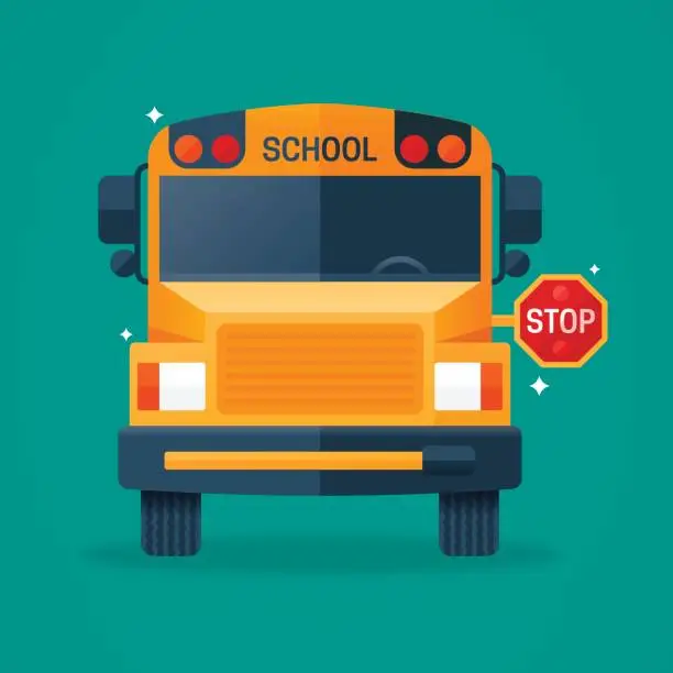 Vector illustration of Back to School Bus