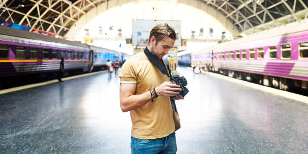 istock Photographer Camera DSLR Shooting Journalist Concept 818051368