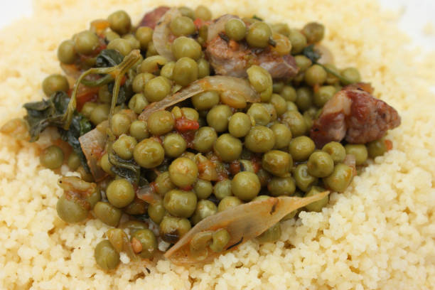istock Ragout of peas with lamb meat 818117306