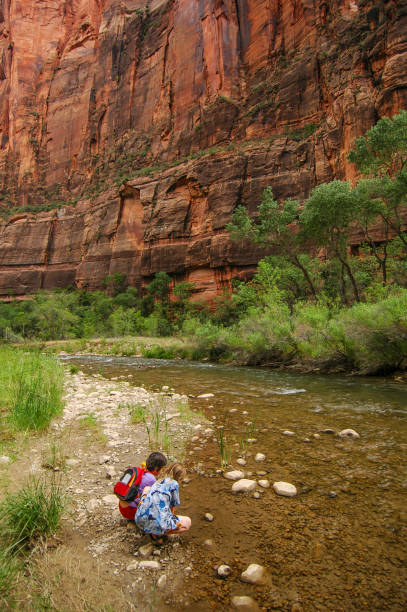 istock Kids by the Virgin River 818124278