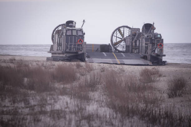 istock US Navy Landing Craft Air Cushion (LCAC) 818156484