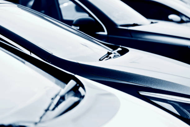 istock Group of cars in a row 818156772