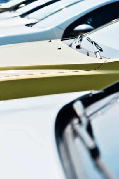 istock Group of cars in a row 818157100