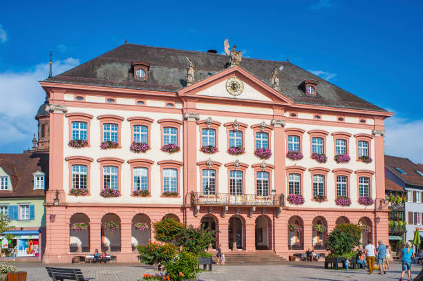 The town hall in Gengenbach The town hall in Gengenbach, Black Forest, Baden-Wuerttemberg, Germany, Europe gebäude stock pictures, royalty-free photos & images