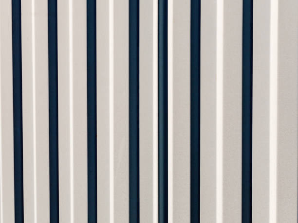 istock Texture of metal profiled sheet 818274442