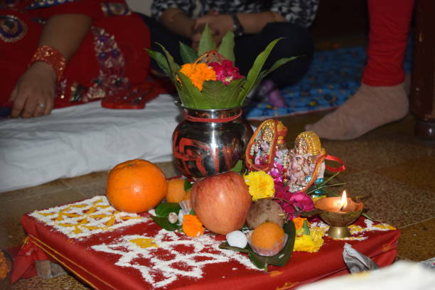istock Laxmi - Ganesh ji. Hindu deity worship 818289732