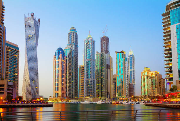istock The United Arab Emirates. Dubai. Evening on the waterfront. 818291872