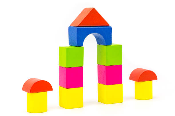 istock wooden block house 818292156
