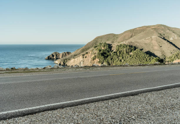istock waterfront road over the Golden Gate Bridge 818295064