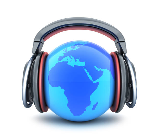 istock Abstract symbol music and earth 818406906