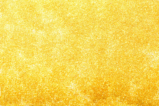 istock Gold glittering christmas lights. Blurred abstract background 818408148