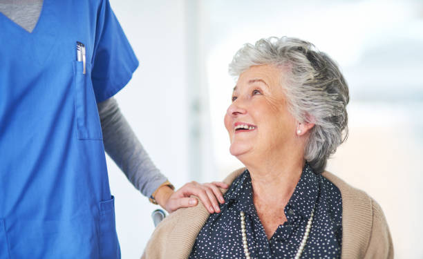 istock Happy to have a nurse she can rely on 818465152