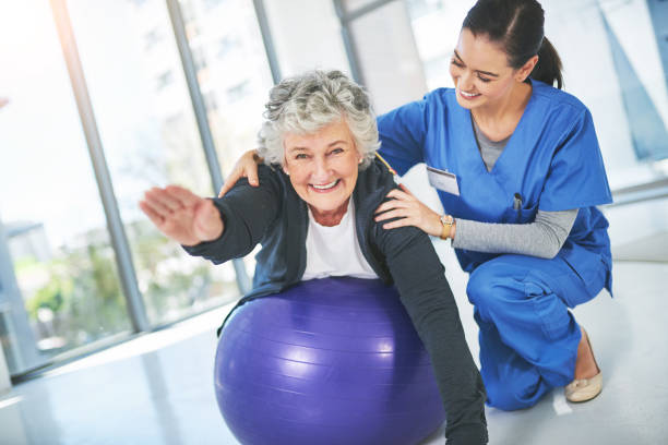 istock Working up a sweat puts a smile on her face 818465376