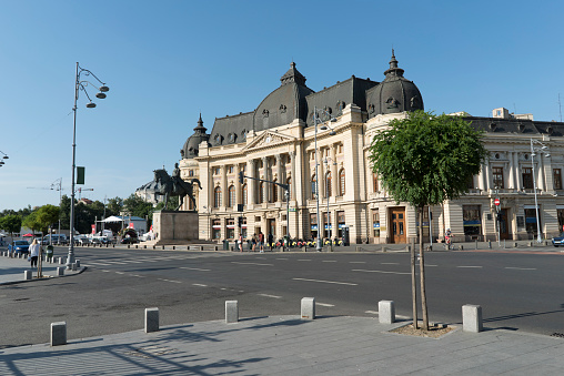 Revolution square in Bucharest