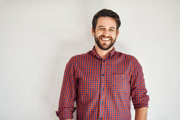istock He looks great in plaid 818613192