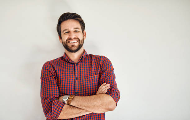 istock Nothing more handsome than a happy man 818613218