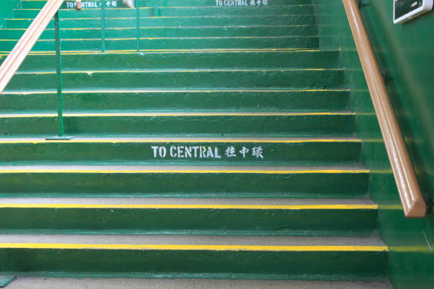 istock Hongkong has a staircase in Central 818681106