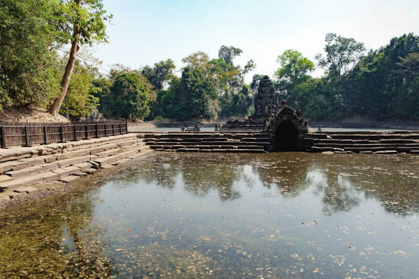 istock The central pond at Neak Pean in Angkor Complex 818695680