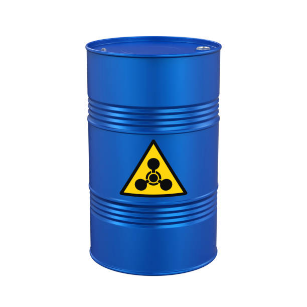 istock Chemical Weapon Barrel Isolated 818733682