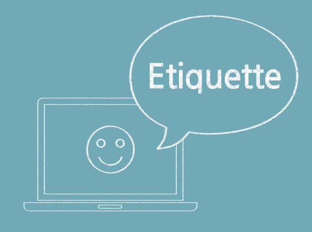 istock Etiquette - Business Chalkboard Background 818779756