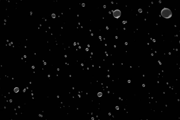 istock Bubble Surges on Black Background 3d illustration 818781484
