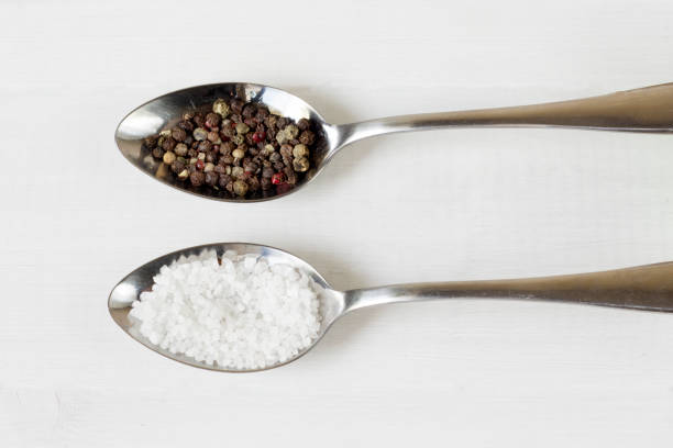 istock salt and pepper on metal spoons 818808464